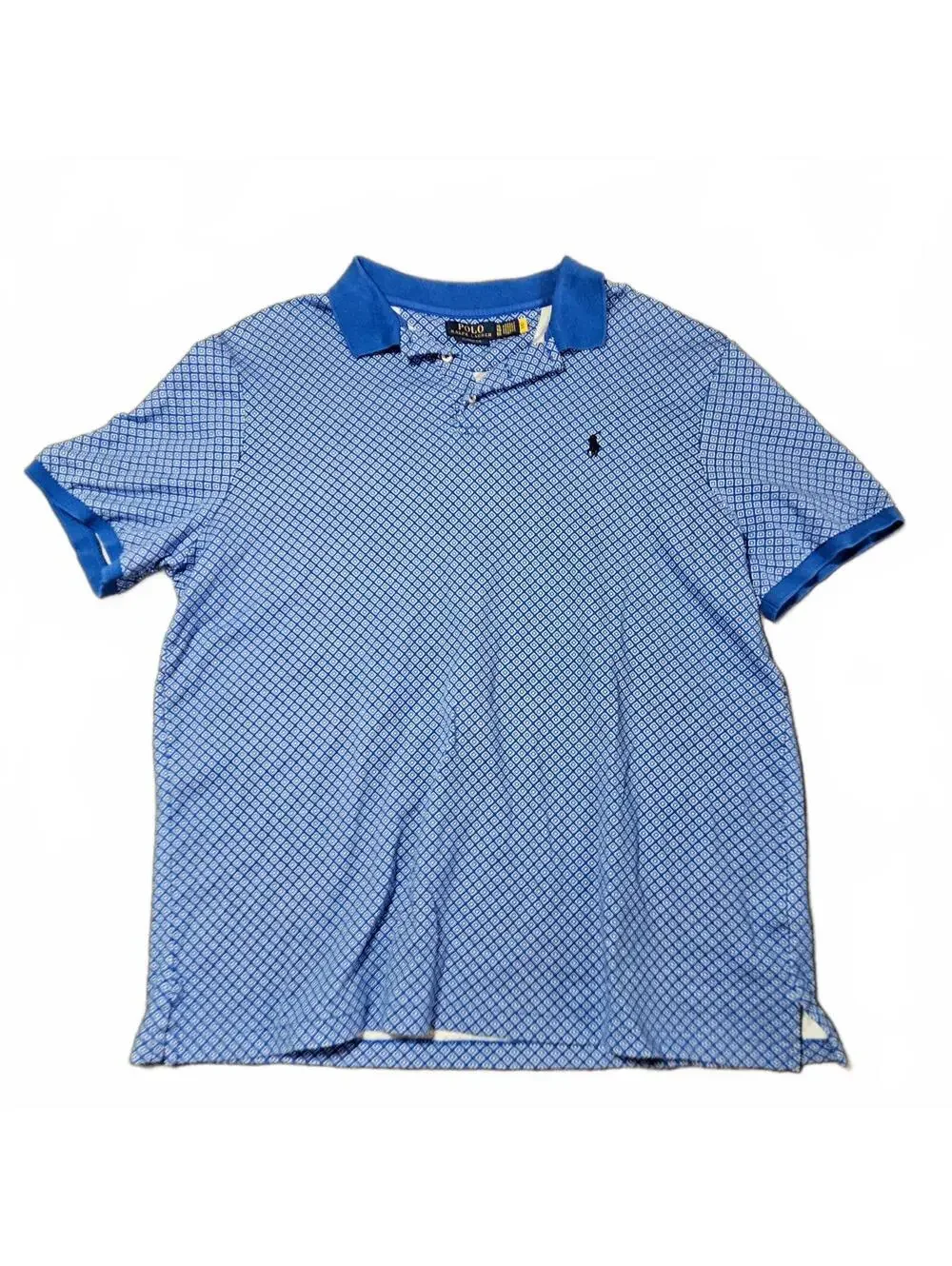Polo Ralph Lauren Men's XL Blue Classic Fit Polo Shirt Cotton Casual Pony